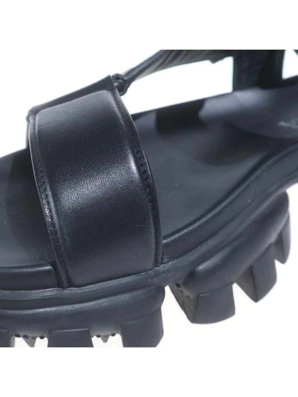 Prada Padded Nappa Leather Sport Sandals